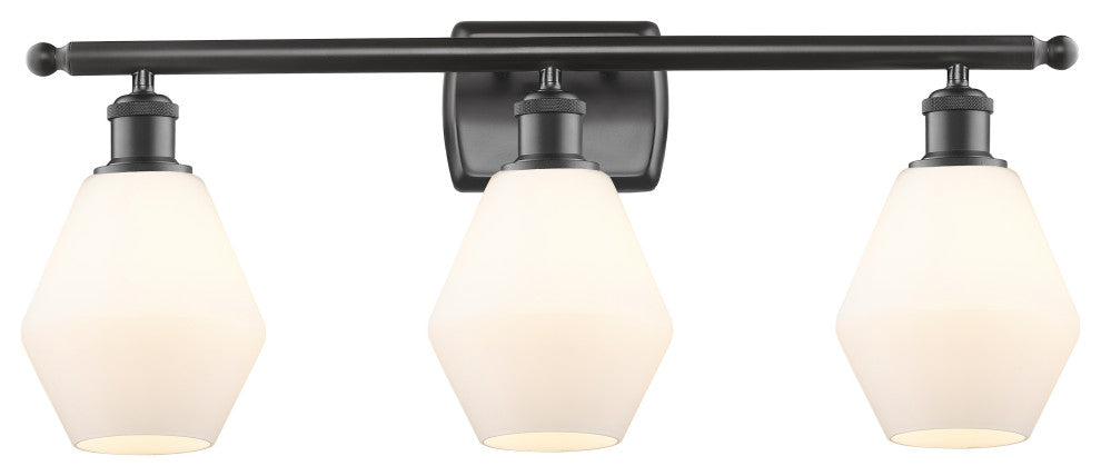 Innovations 516-3W-OB-G651-6 3-Light Bath Vanity Light, Oil Rubbed Bronze