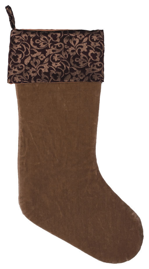 Vickerman Qtx17081 Decorative 8"X19" Brocade Brilliance Christmas Stocking