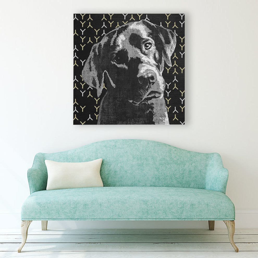 "Lab" Museum Mounted Canvas Print, 20"x20"