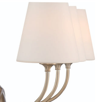 Crystorama Lighting Group 2443-OP Sylvan 3 Light 23"W Vanity - Black Forged