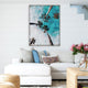 Palms Art Wooden Wall Art, Oversized 48x36