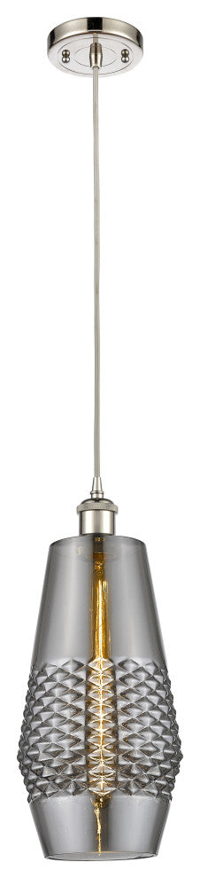 Innovations 516-1P-PN-G683-7-LED 1-Light Mini Pendant, Polished Nickel