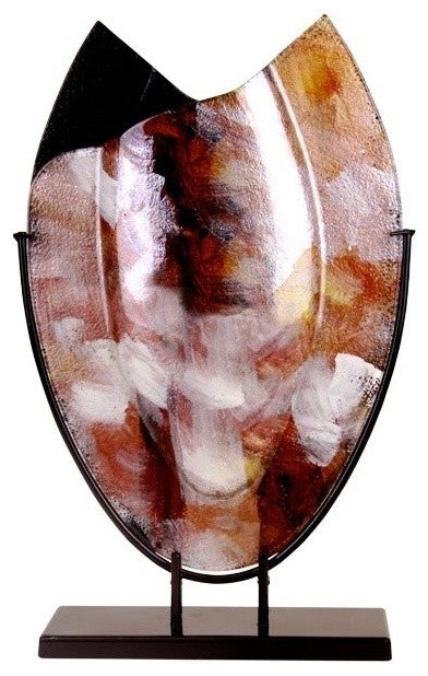 Kate Abstract Oval Vase