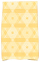 Star Light Decorative Holiday Geometric Print Hand Towel, Yellow