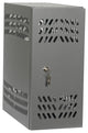 Larger Hanging CPU Locker, Gray Mist
