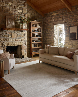 Loloi Townes Beige / Ivory 18" x 18" Sample Rug