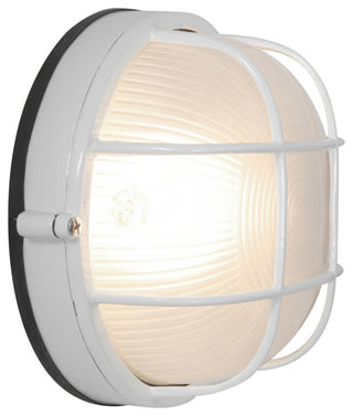 Access Lighting 20294 Nauticus 7" Tall Outdoor Wall Sconce - White / Frosted