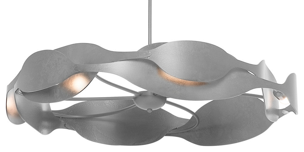 Waves Pendant, Vintage Platinum Finish, Standard Overall Height