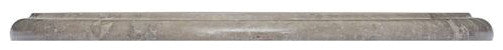 vidaXL Table Top Dining Table Top Replacement for Office Gray Ã˜15.7"x1" Marble