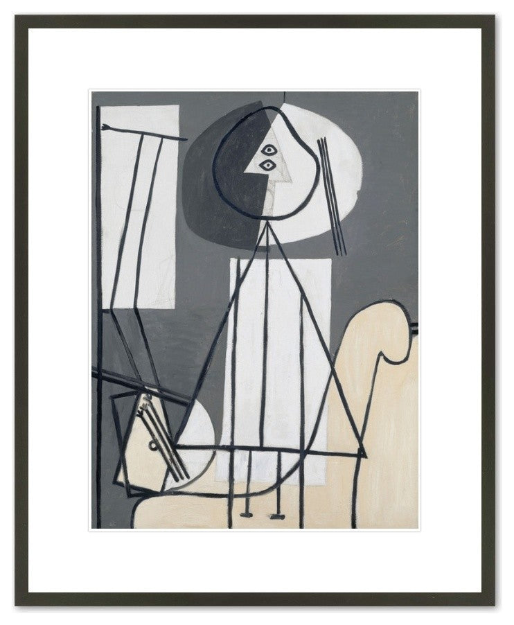 Femme a la palette et au chevalet (Woman with Palette and Easel)