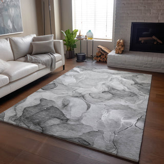 Premium Machine Washable Mayfield AMF504 Gray 5' x 7'6" Rug
