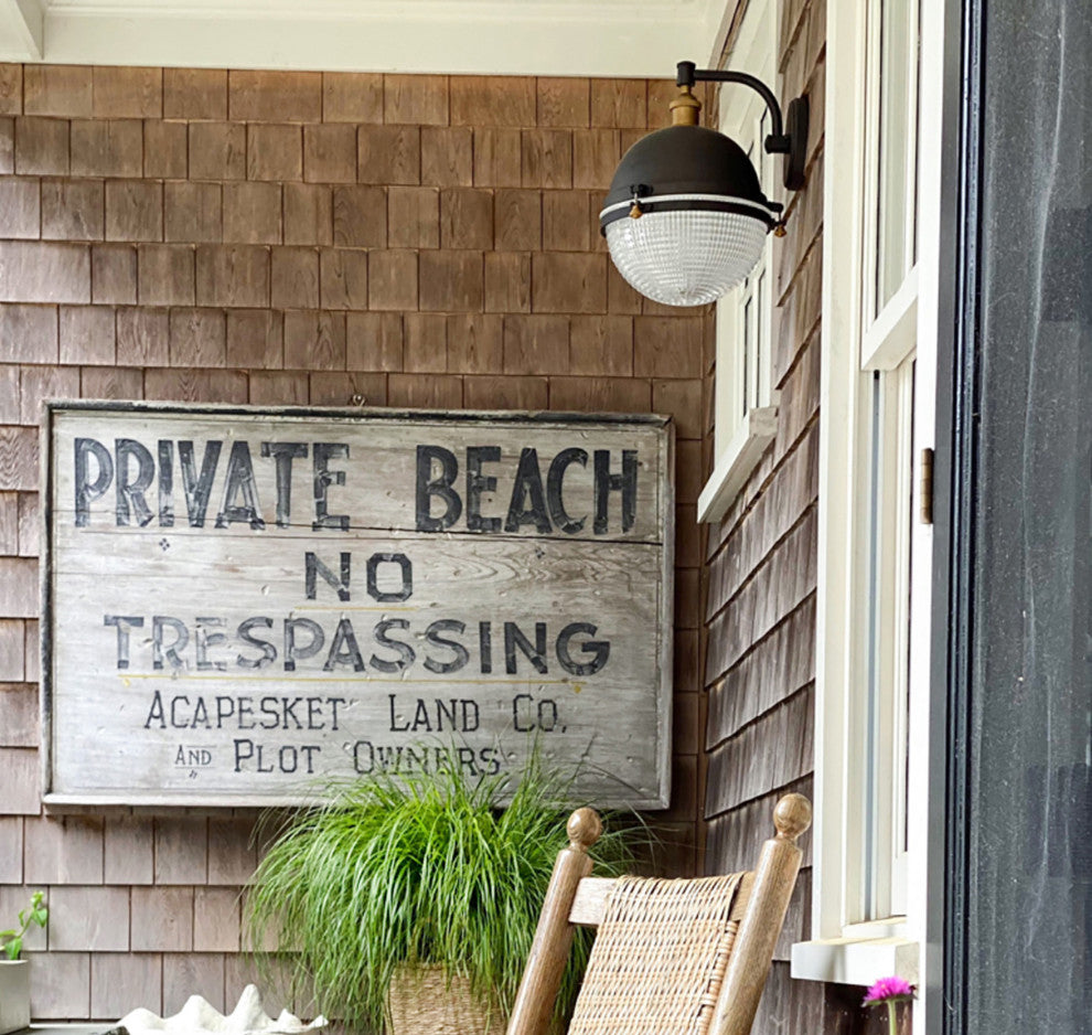 Maxim 10182 Portside 1 Light 11" Tall Outdoor Wall Sconce - Oil Rubbed Bronze /