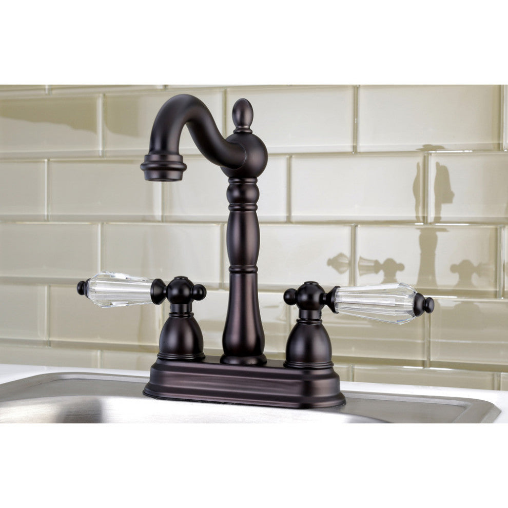 Kingston Brass 4" Centerset Bar Faucet, Oil Rubbed Bronze