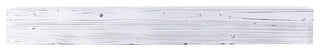 Weathered Beam Mantel, Rustic White, 72"