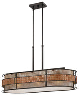 Quoizel MCLG337RC Three Light Island Chandelier Laguna Renaissance Copper