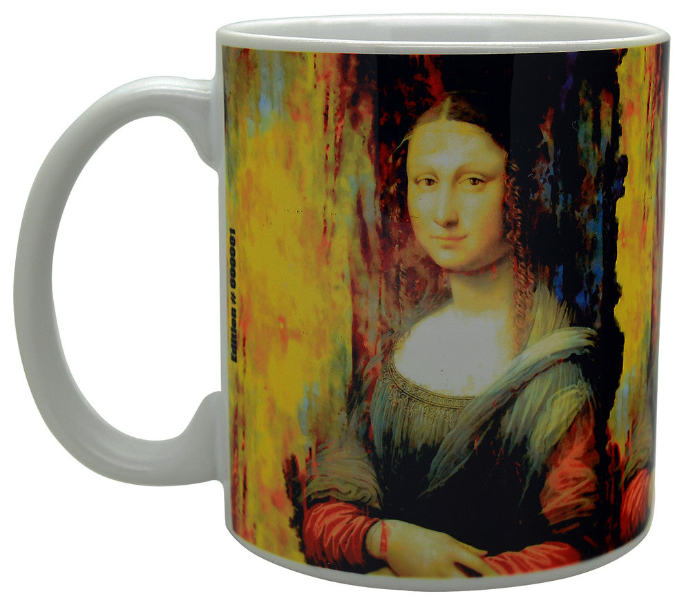 Mona Lisa "Ageless Charm" Mug Art by Mark Lewis
