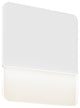 DALS Lighting 6" Square Slim Wall Sconce, White