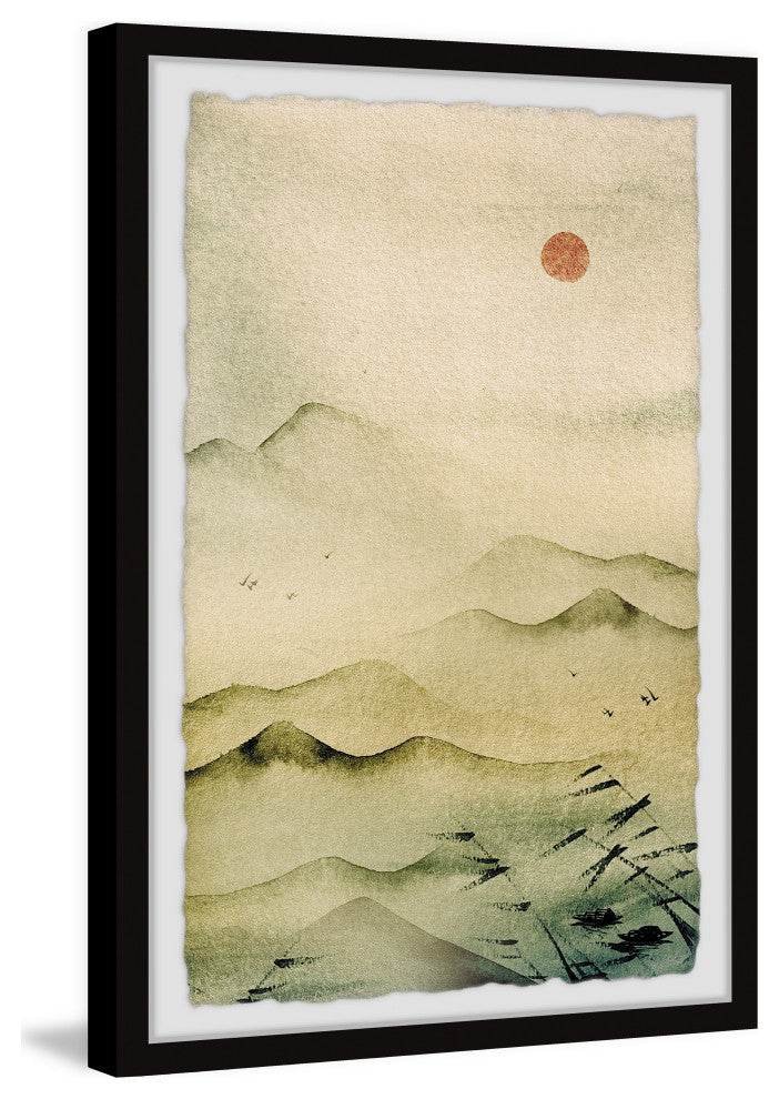 "Born to Explore" Framed Painting Print