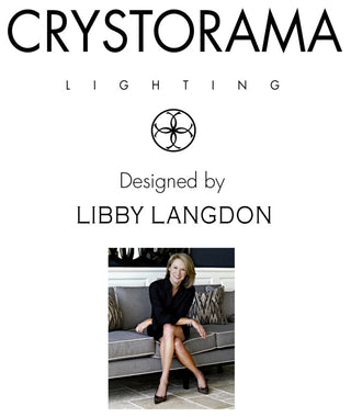 Crystorama 4 Light Polished Nickel Ceiling Mount