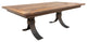Tabernash Rectangular Barnwood Dining Table, Provincial, 42x102, 2 Breadboard Ex