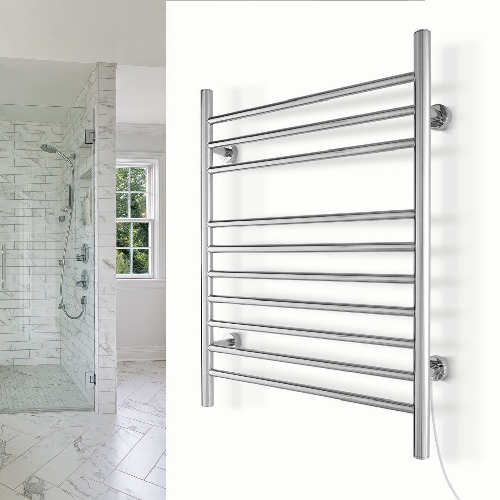 Infinity Towel Warmer Dual Connect, Polished