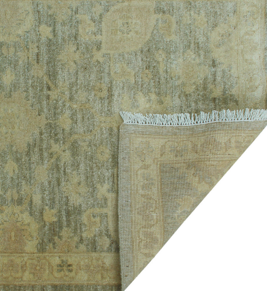 Yousafi Fine Chobi Kader Gray Runner, 2''6x7''8