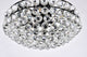 Seren 20" Flush Mount, Black