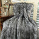 Plutus Faux Siberian Husky Throw Blanket, 70"x90" Twin