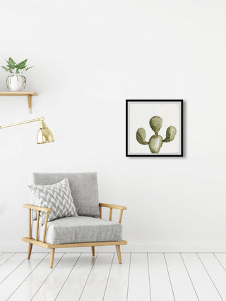"Cactus Arms" Framed Painting Print, 12x12