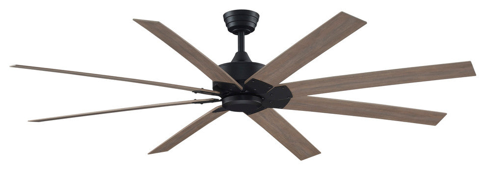 Fanimation Levon Custom-KIT-72 Levon Custom 72" 8 Blade Indoor / - Black /