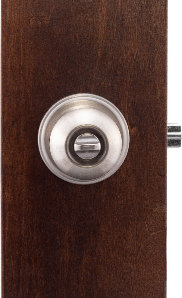 Keyed Entry Knob, Satin Stainless