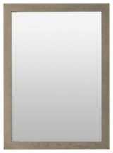24" Antique Gray Oak Mirror