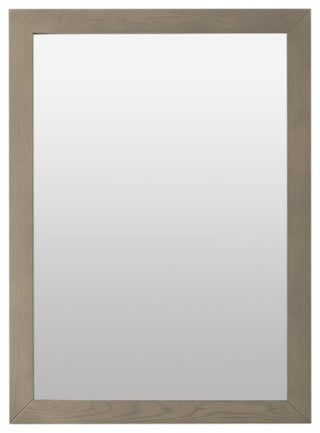 24" Antique Gray Oak Mirror