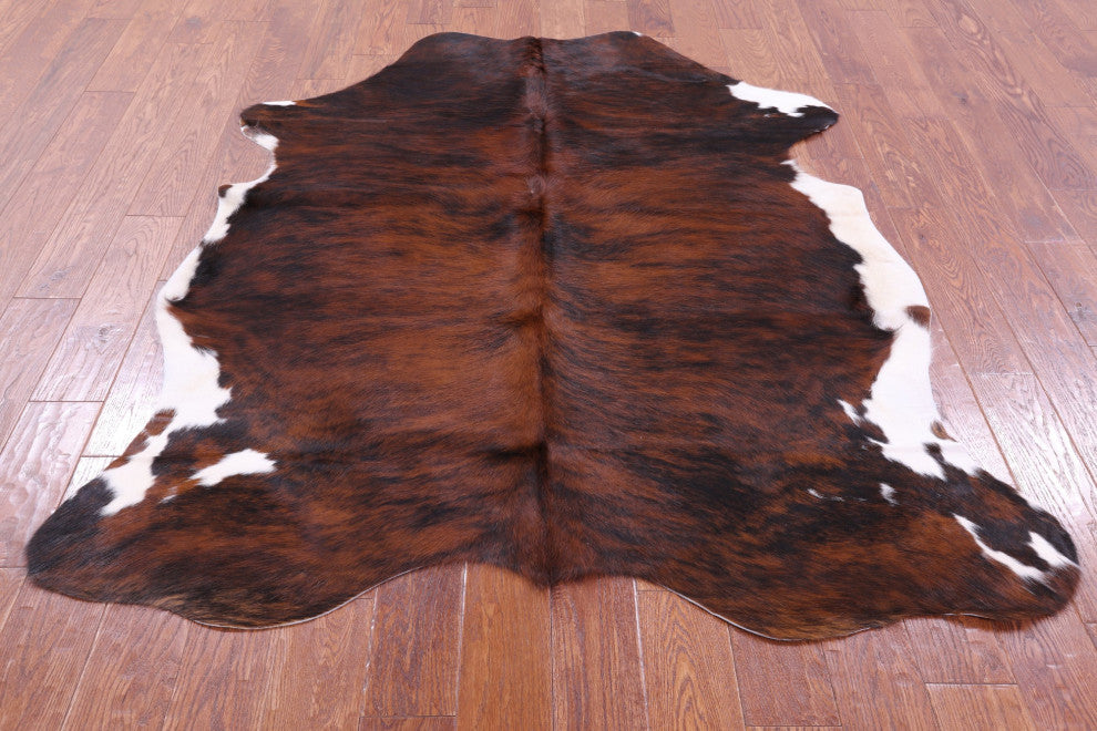 Brindle Natural Cowhide Rug 6' 7" X 5' 3" C1926