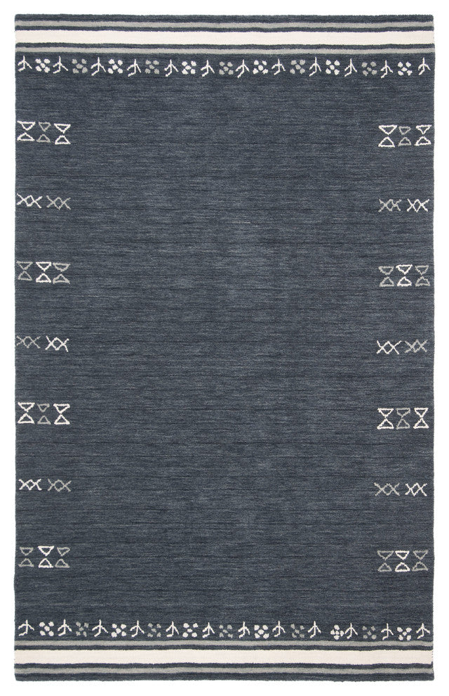 Safavieh Himalaya Collection HIM597 Rug, Charcoal, 8' X 10'