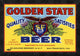 "Golden State Beer" Framed Canvas Giclee by Vintage Booze Labels, 24"x17"