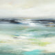 "Layered View" Art block Framed Canvas, 30"x30"
