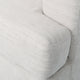 Vue Modern Fabric Upholstered Club Chair, Beige/Silver