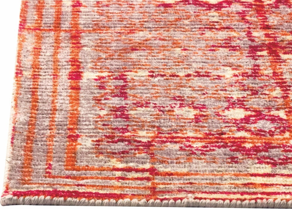 Ferrara Rug, Red, 2''x3''