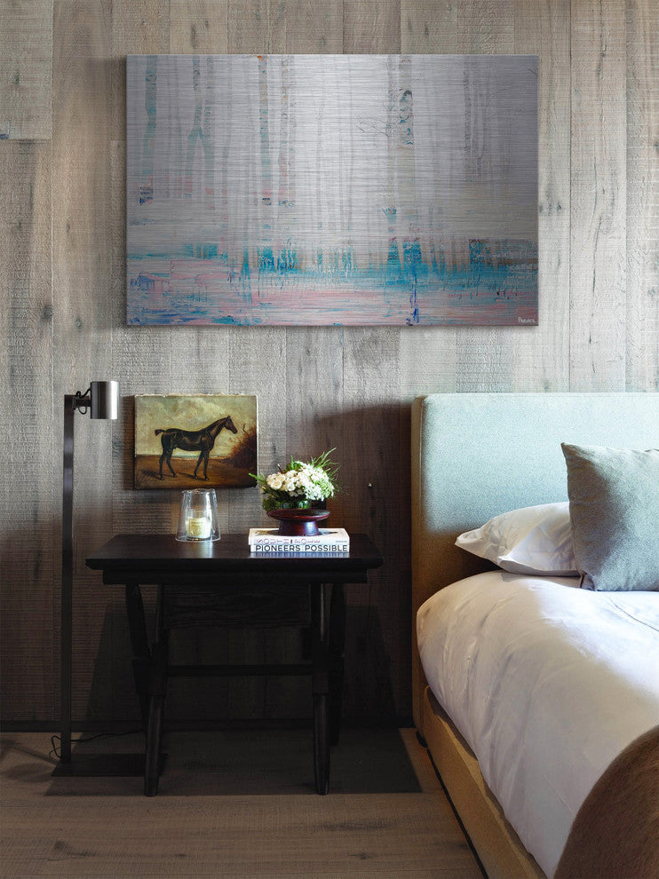 "Enlightened" Painting Print on Brushed Aluminum, 45"x30"