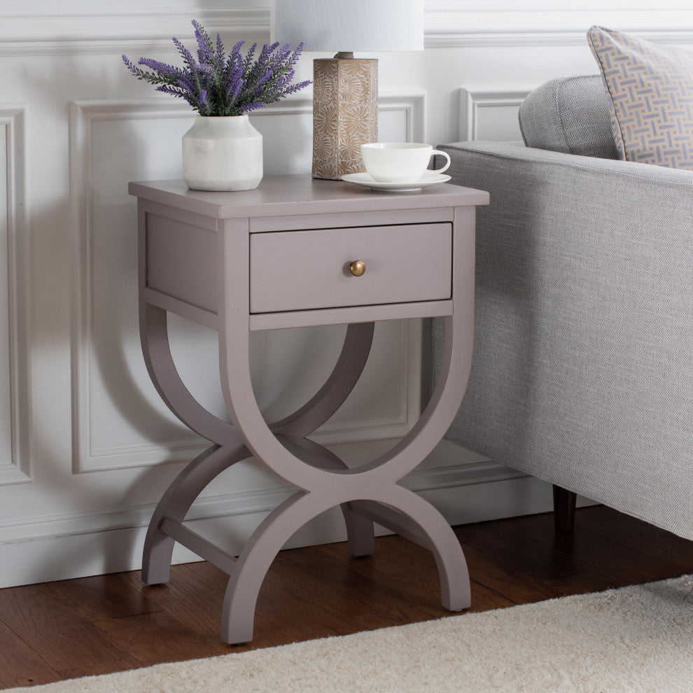 Safavieh Maxine Accent Table w/ Storage Drawer, Coin