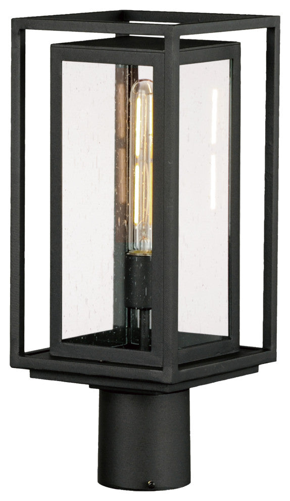 Maxim 40660 Cabana VX 17" Tall Post Light - Black