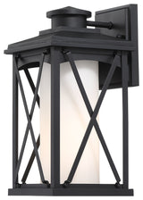Minka Lavery Lansdale 1 Light Outdoor Wall Mount, Coal