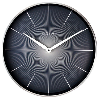 NeXtime 2 Seconds Wall Clock, Black