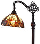 Amora Lighting AM344FL12 Tiffany Style Geometric Reading Lamp