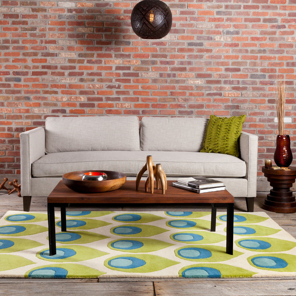 Allie Abstract Contemporary Area Rug, 5'x7'6"