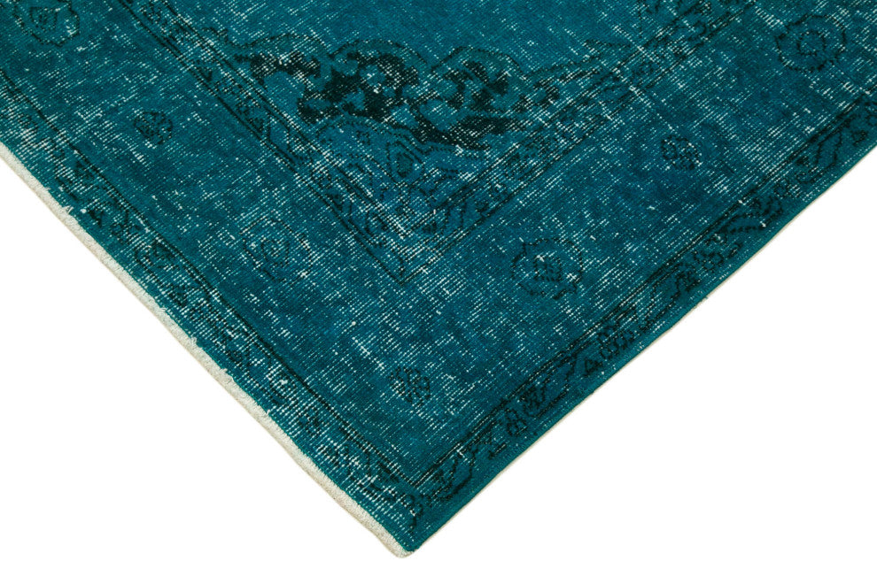 Rug N Carpet - Hand-knotted Turkish 4' 8" x 13' 1" Vintage Runner Rug