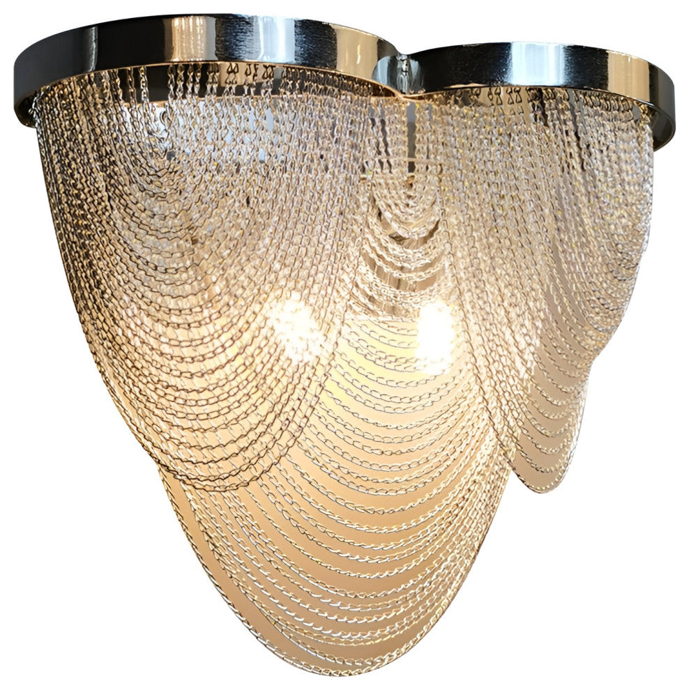 Luxury Chain Wall Lamp in American Style for Living Room, Bedroom