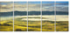 "Tuscany Farmland And Green Fields" Landscape Wall Art Print, 5 Panels, 60"x28"