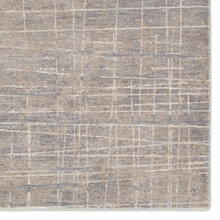 Pinon Striped Silver/ Taupe Area Rug 9'X12'